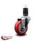 Service Caster 3.5'' Red Poly Wheel Swivel 1-5/8'' Expanding Stem Caster SCC-EX20S3514-PPUB-RED-158 - alternate 4